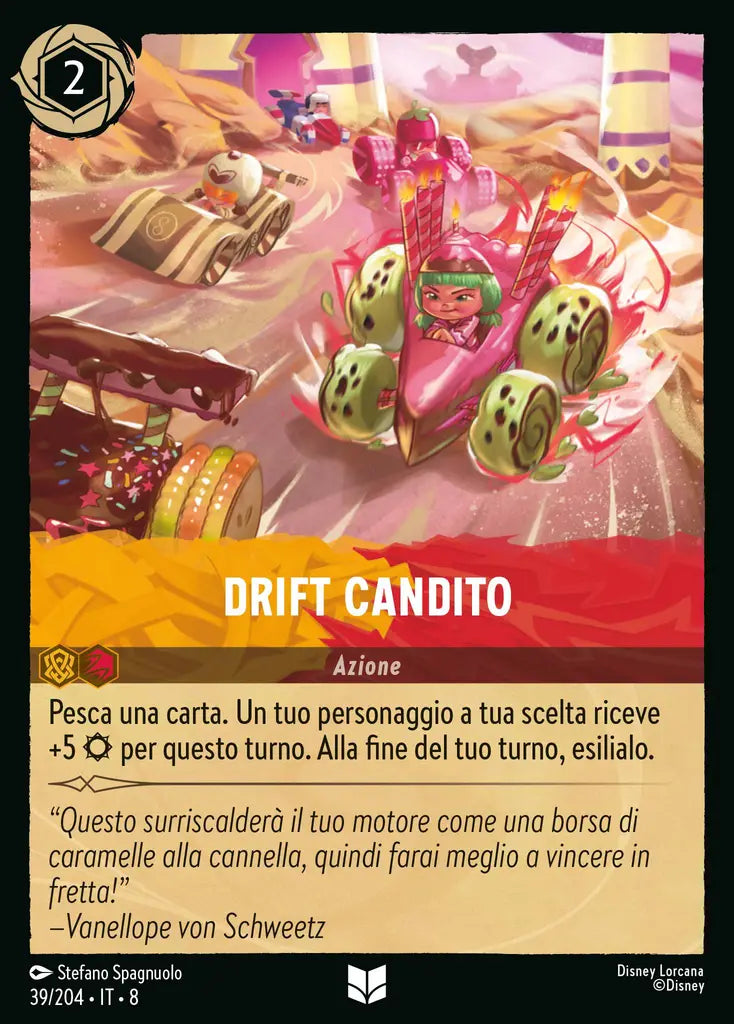 #39 #204 Drift Candito Ambra-rubino - non comune - foil
