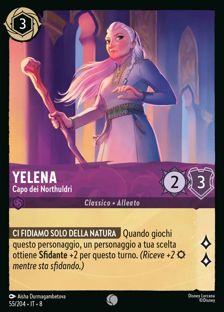 #55 #204 Yelena - Capo dei Northuldri ametista - comune - foil
