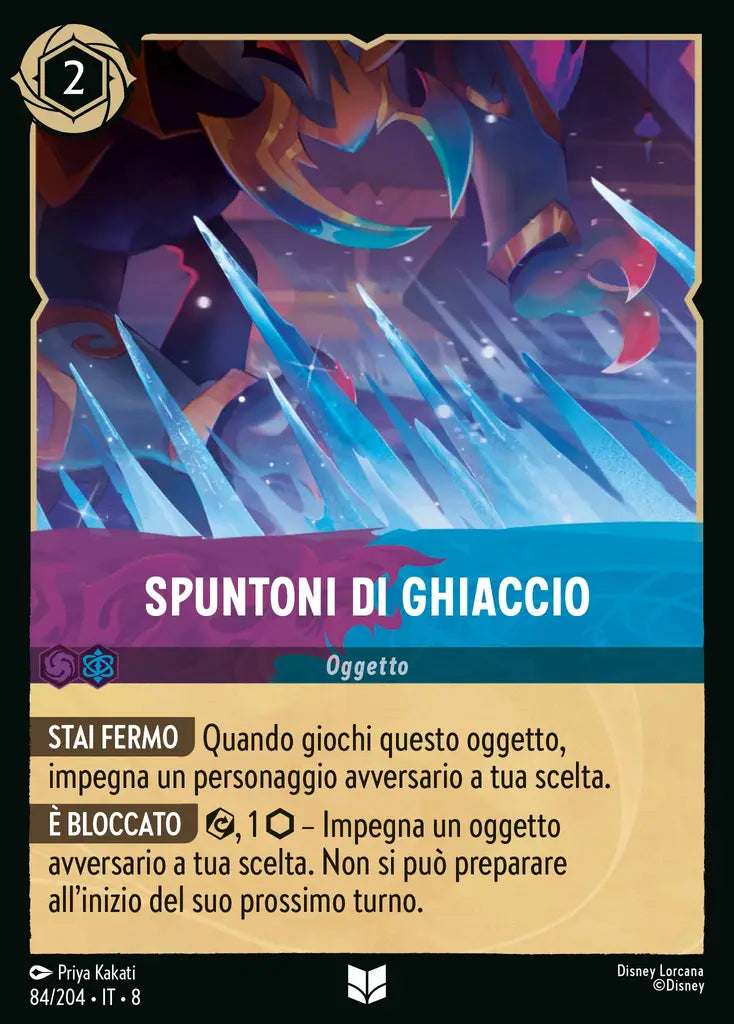 #84 #204 Spuntoni di Ghiaccio Ametista-zaffiro - non comune - foil