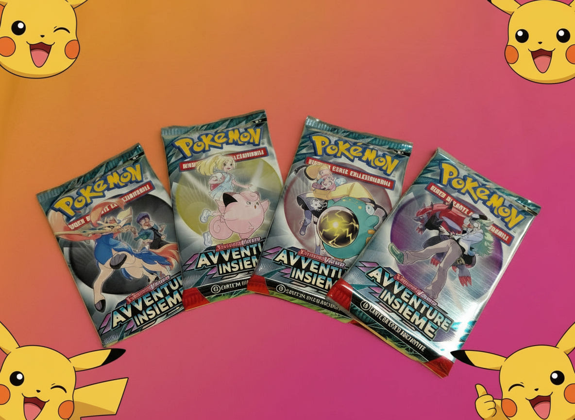 Pokèmon-Avventure Insieme - Art Set 4 Buste (ITA)