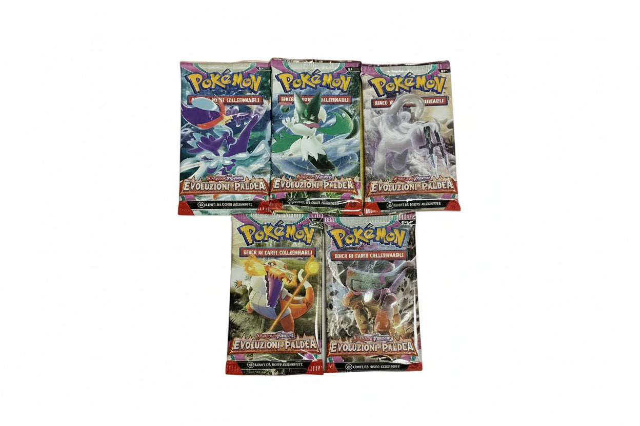Pokémon-Evoluzioni a Paldea - Art Set 5 Buste (ITA)
