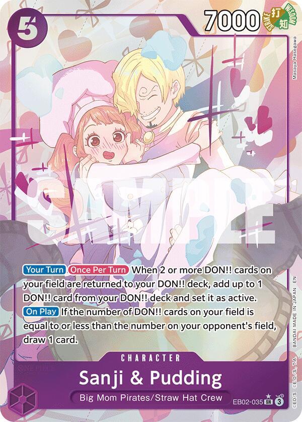 Sanji & Pudding (Alternate Art) - Extra Booster: Anime 25th Collection (EB-02) 035