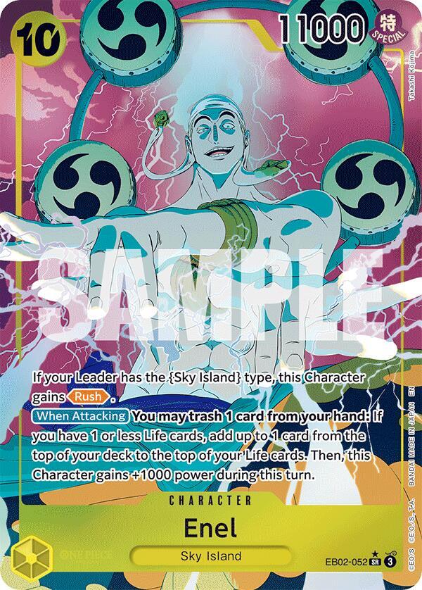 Enel (Alternate Art) - Extra Booster: Anime 25th Collection (EB-02)-052-SR