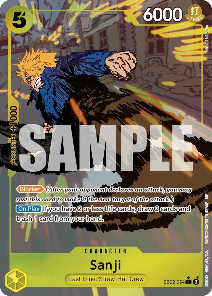 Sanji (Alternate Art) - Extra Booster: Anime 25th Collection (EB-02)-054-R