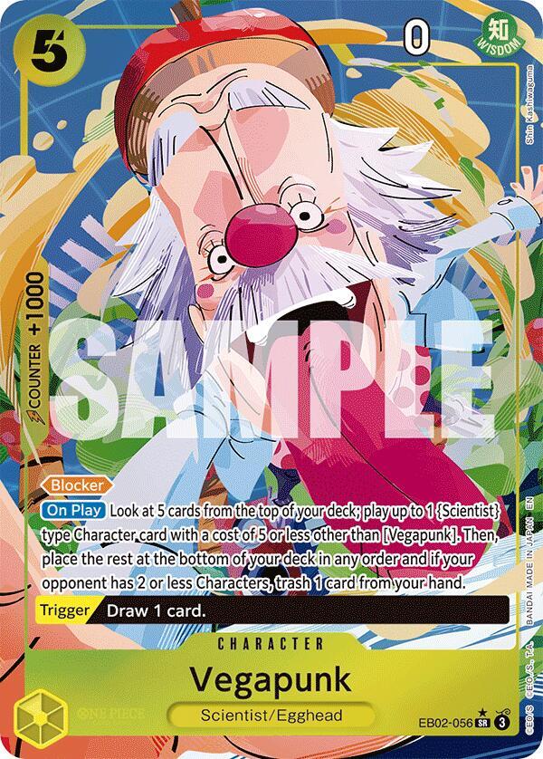 Vegapunk (Alternate Art) - Extra Booster: Anime 25th Collection (EB-02)-056-SR