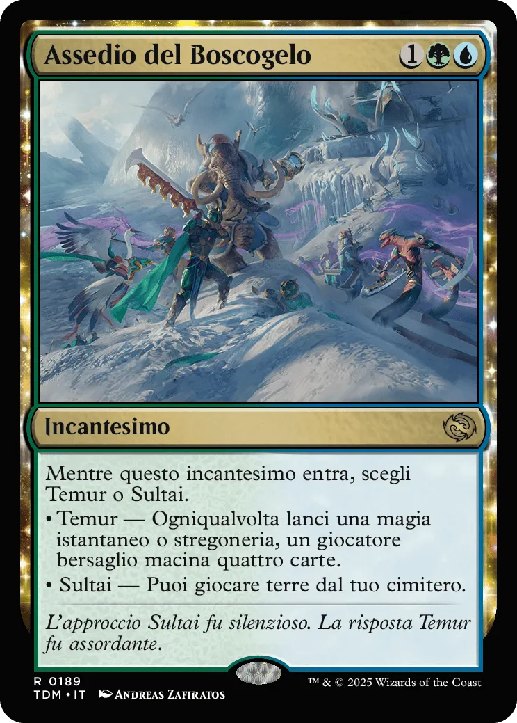 Assedio del Boscogelo-R0189-FOIL