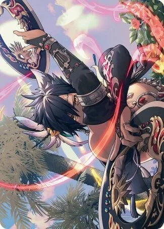 Chakram del Danzatore-A24-(Gold-Stamped) -firmata