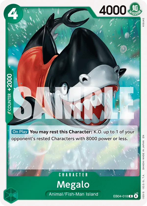 EB04-018 - OP14 - Megalo - Near Mint - OP14 - ENG - rara - Standard Foil