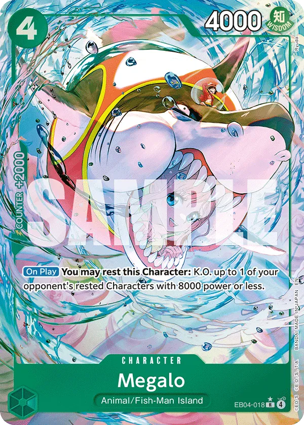 EB04-018 - OP14 - Megalo - Near Mint - OP14 - ENG - rara - Parallel Alt-Art