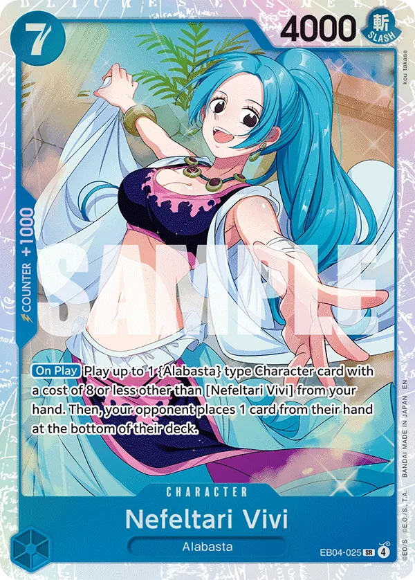 EB04-025 - OP14 - Nefeltari Vivi - Near Mint - OP14 - ENG - super rara - Standard Foil