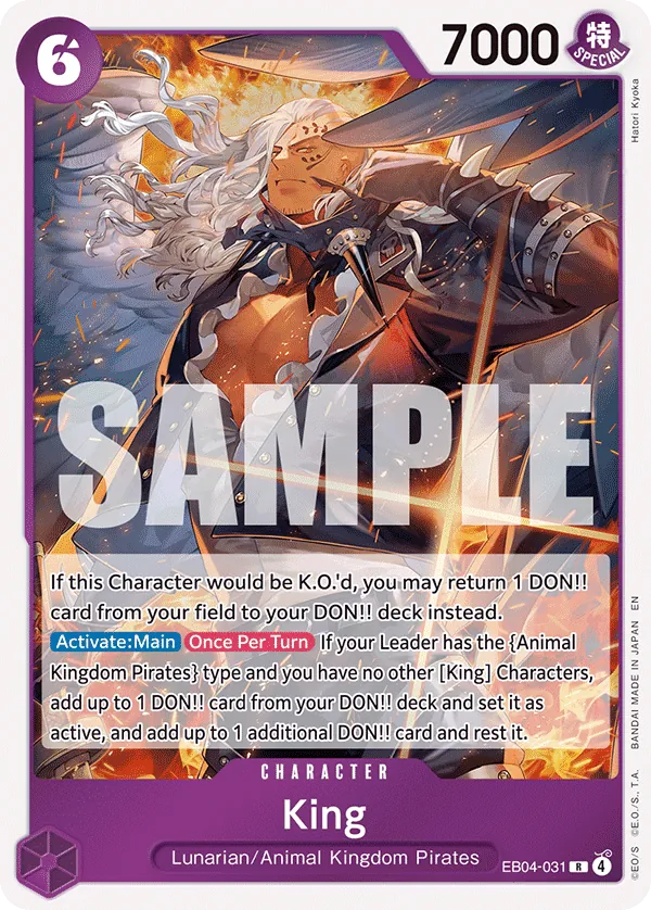 EB04-031 - OP14 - King - Near Mint - OP14 - ENG - rara - Standard Foil