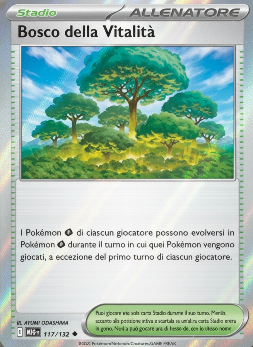 Bosco della Vitalità - non comune - Near-mint - megaevoluzione - ita - reverse 117 -132