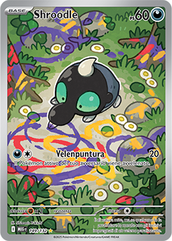 Shroodle - rara illustrazione - Near-mint - megaevoluzione - ita - special 149 -132