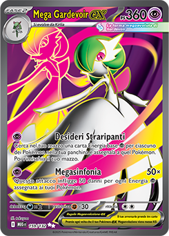 Mega Gardevoir-ex - ultra rara - Near-mint - megaevoluzione - ita - full art 159 -132