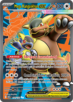 Mega Kangaskhan-ex - ultra rara - Near-mint - megaevoluzione - ita - full art 164 -132