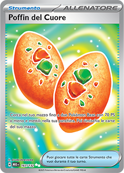 Poffin del Cuore - ultra rara - Near-mint - megaevoluzione - ita - full art 167 -132