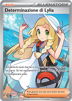 Determinazione di Lylia - ultra rara - Near-mint - megaevoluzione - ita - full art 169 -132