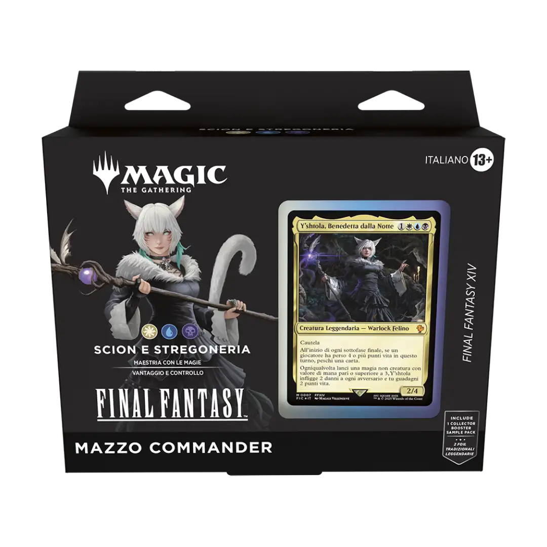 Magic "the gathering" Final Fantasy Commander -Scion e stregoneria/ Y'shtola (ITA)
