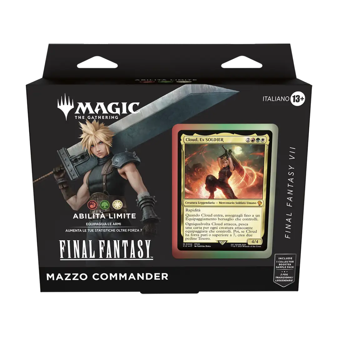 Magic "the gathering" Final Fantasy Commander -Abilità limite / Cloud.(ITA)