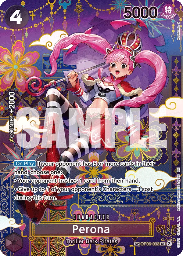 OP06-093 - OP14 - Perona - Near Mint - OP14 - ENG - special card - Texture Foil SP