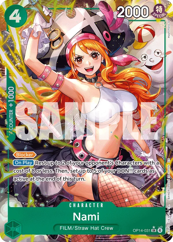 OP14-031 - OP14 - Nami - Near Mint - OP14 - ENG - super rara - Parallel Alt-Art