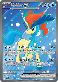 Keldeo-ex - ultra rara - Near-mint - fuoco bianco - ita - full art