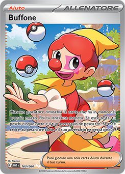 Buffone - ultra rara - Near-mint - fuoco bianco - ita - full art