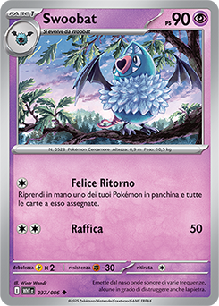 37/086-WHT-Swoobat - non comune - Near-mint - fuoco bianco - ita -