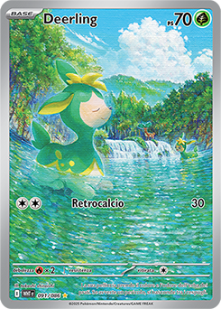 Deerling - rara illustrazione - Near-mint - fuoco bianco - ita - special