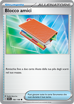 182/198-SVI-Blocco amici - comune - Near-meat - scarlatto e violetto - ita -