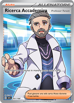 Ricerca Accademica (Professor Turum) ultrarara - Near-meat - scarlatto e violetto - ita - full art