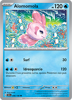 048/198-SVI-Alomomola - comune - Near-meat - scarlatto e violetto - ita -