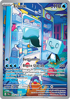 Eiscue - rara illustrazione - Near-meat - evoluzione di paldea - ita - special