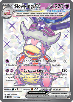 Slowking ex ultra rara - Near-meat - evoluzione di paldea - ita - full art