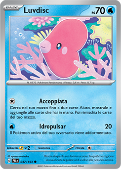 47/193-PAL-Luvdisc - comune - Near-meat - evoluzione di paldea - ita -