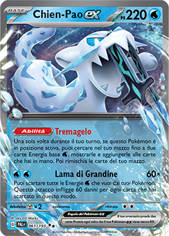 61/193-PAL-Chien-Pao ex - doppia rara - Near-meat - evoluzione di paldea - ita - special