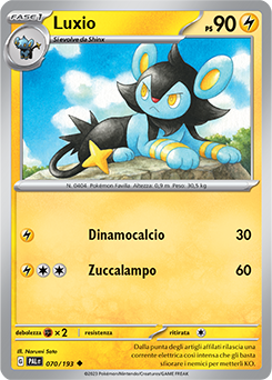 70/193-PAL-Luxio - non comune - Near-meat - evoluzione di paldea - ita -