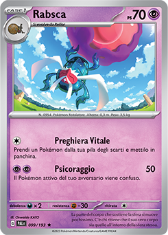 99/193-PAL-Rabsca - rara h - Near-meat - evoluzione di paldea - ita - reverse
