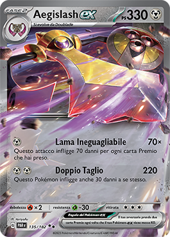 135/182-PAR-Aegislash-ex - doppia rara - Near-meat - paradosso temporale - ita - special