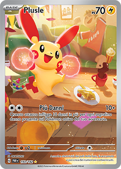 Plusle - rara illustrazione - Near-meat - paradosso temporale - ita - special
