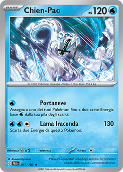 57/182-PAR-Chien-Pao - rara h - Near-meat - paradosso temporale - ita -holo