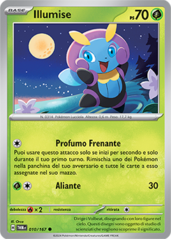 10/167-TWM-Illumise - comune - Near-mint - crepuscolo mascherato - ita -