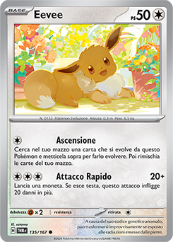 135/167-TWM-Eevee - comune - Near-mint - crepuscolo mascherato - ita - reverse