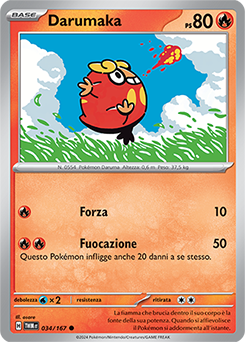 34/167-TWM-Darumaka - comune - Near-mint - crepuscolo mascherato - ita -