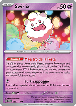 89/167-TWM-Swirlix - comune - Near-mint - crepuscolo mascherato - ita - reverse