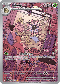 145/142-Lileep - rara illustrazione - Near-mint - corona astrale - ita - special