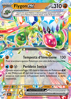 106/191-SSP-Flygon-ex - doppia rara - Near-mint - scintille folgoranti - ita - special