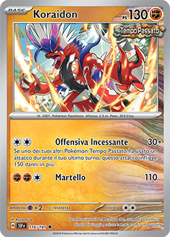 116/191-SSP-Koraidon - non comune - Near-mint - scintille folgoranti - ita -