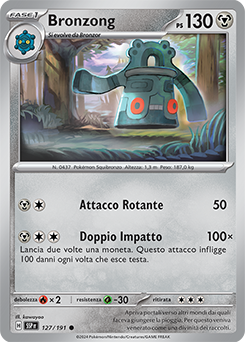 127/191-SSP-Bronzong - comune - Near-mint - scintille folgoranti - ita -