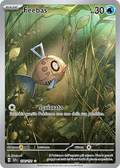 Feebas - rara illustrazione - Near-mint - scintille folgoranti - ita - special